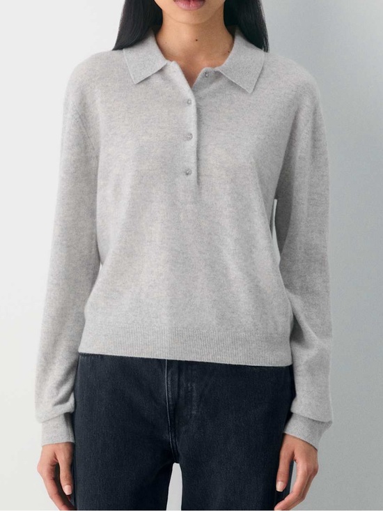 Aritiza Cashmere Polo Sweater